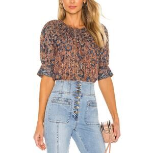 Ulla Johnson 'Agnes' Brown Top Size 4